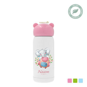 Roestvrijstalen thermosfles voor kinderen.