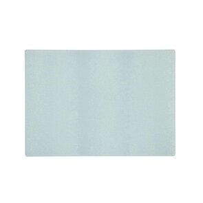 Snijplank van helder, licht geribbeld glas 30x39cm