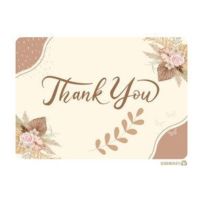 Blik - Thank you 05 - 198 x 128 x 50 mm
