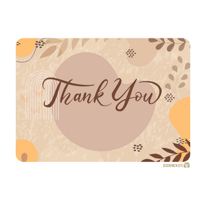 Blik - Thank you 14 - 198 x 128 x 50 mm