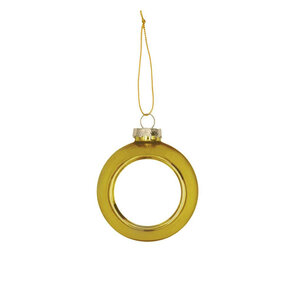 Kerstbal - Goud Plastic Ø80 mm