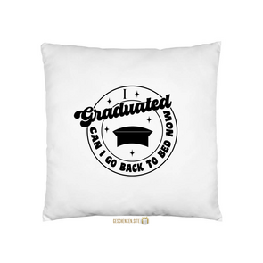 I Graduated Kussensloop Wit - 40 x 40 cm