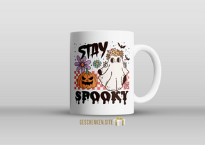 RHLW013-Stay Spooky Mok 11oz Wit 