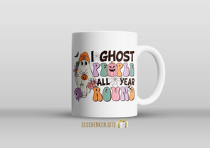 RHLW018-I Ghost people all year round Mok 11oz Wit 