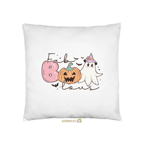 RHLW001-Fab Boo Lous Kussensloop Wit - 40 x 40 cm