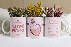 Love potion Mok 11oz Wit 