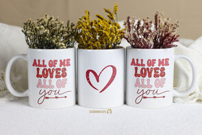 GROOVY VALENTINES 2 Mok 11oz Wit } GROOVY VALENTINES 2 Mok 11oz Wit