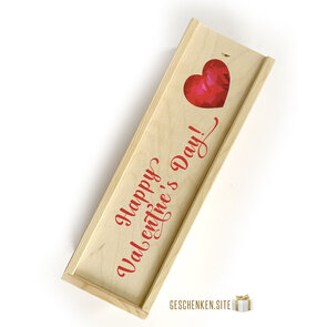Happy Valentine's Day Wijnkist 1-vak