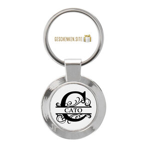 C Sleutelhanger Rond - 35 mm