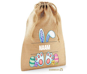 Bunny2 Jute tas L} Bunny2 Jute tas L