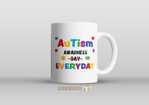 Autism Awarness EveryDay Mok 11oz Wit 