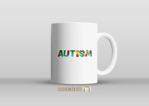 Autism Mok 11oz Wit 