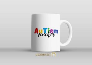 Autism Teacher 2 Mok 11oz Wit 