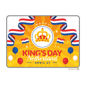 Koningsdag 2 Blik - 198 x 128 x 70 mm