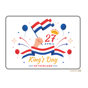 Koningsdag 9 Blik - 198 x 128 x 70 mm