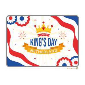 Koningsdag 11 Blik - 198 x 128 x 70 mm