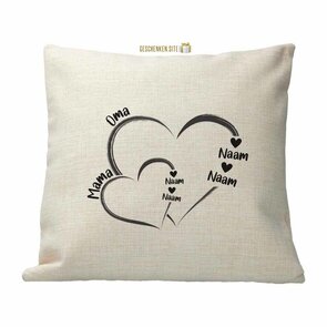 Grandma & Mama 2 Pillowcase - Polylinen - 40 x 40 cm