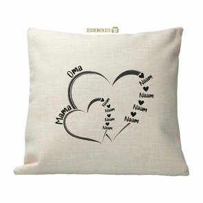 Grandma & Mama 4 Pillowcase - Polylinen - 40 x 40 cm