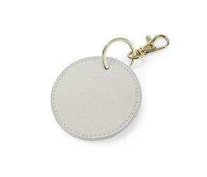 Soft Grey Boutique Circular Key Clip