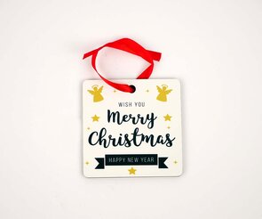 Kerstornament Vierkant – Creatief & Stijlvol Cadeau