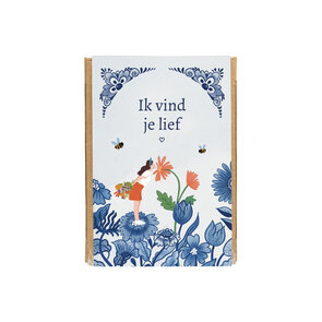 Blossombs Gift Box Mini – Delft Blue Kisses