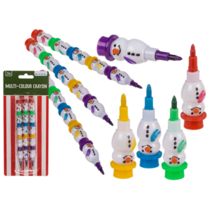 Kerstman Krijt – Multicolor 5-in-1 (set van 3)} Kerstman Krijt – Multicolor 5-in-1 (set van 3)